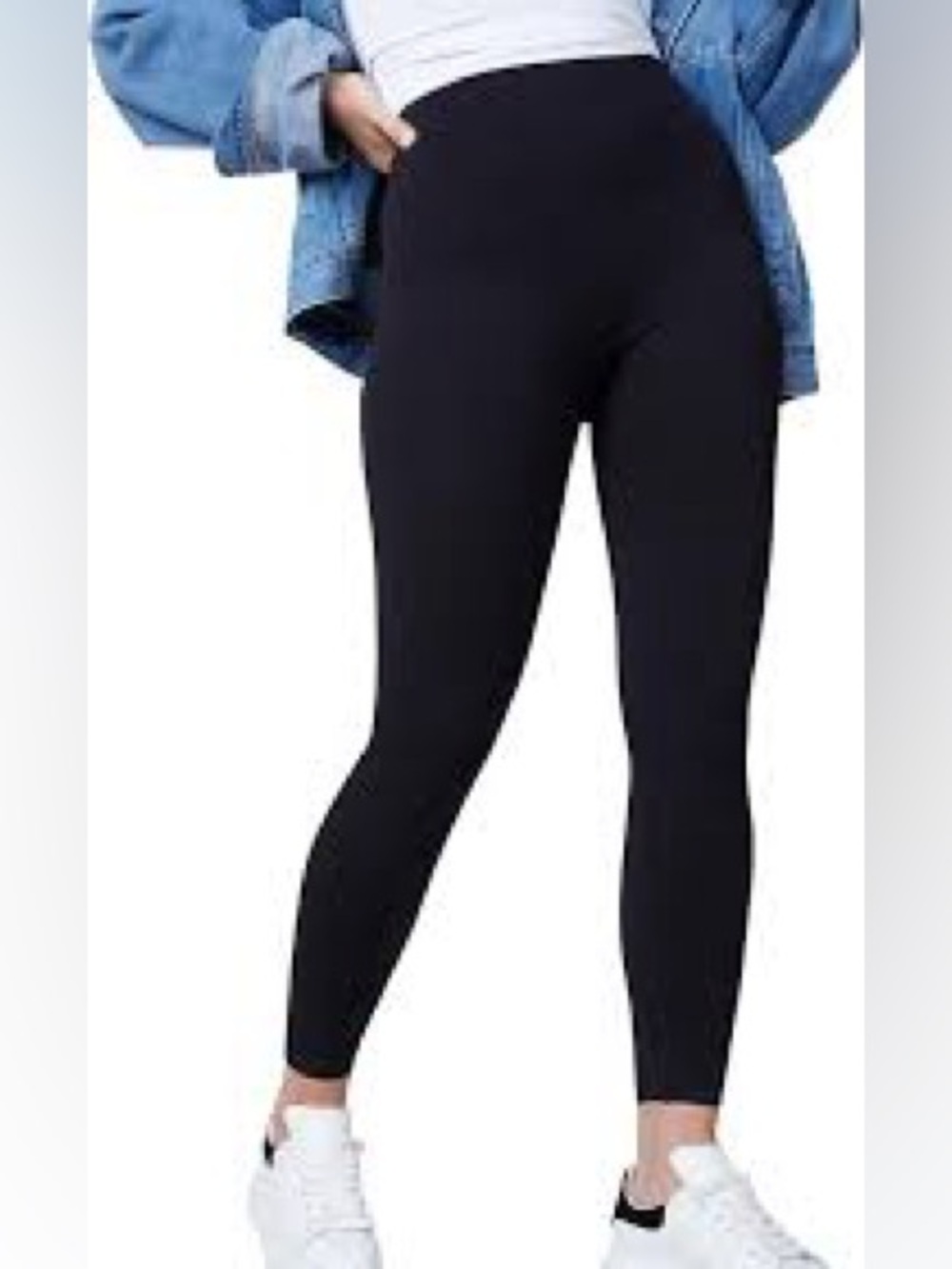 SPANX Black High-Waist Leggings — Sleek Everyday Fit